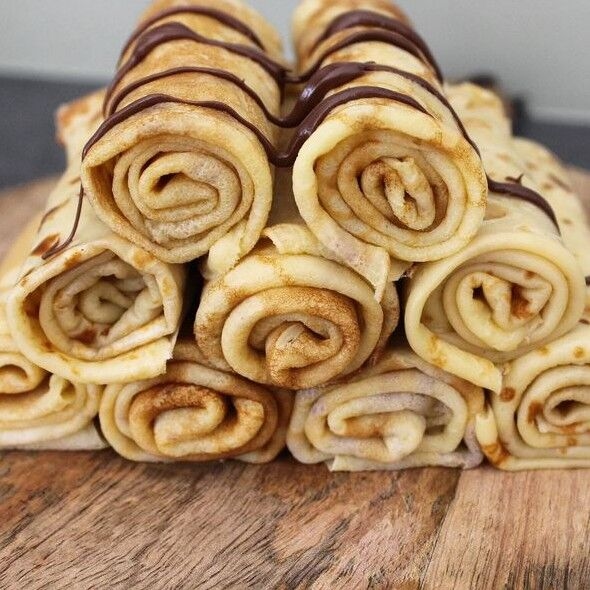 Image de crêpes au chocolat