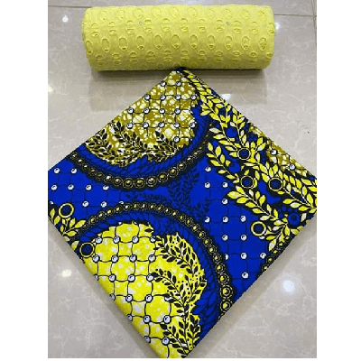 Product image thumbnail: Wax fabrics + Dentelle