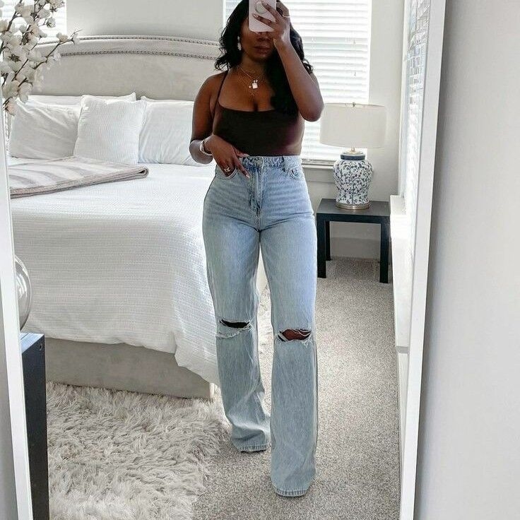 Product image thumbnail: pantalon Boyfriend femme