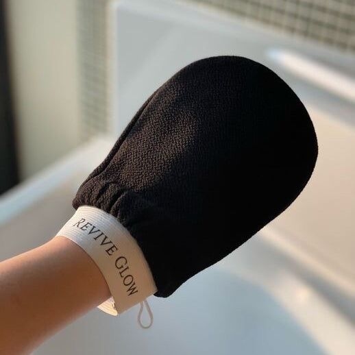 Product image thumbnail: exfoliating body gloves