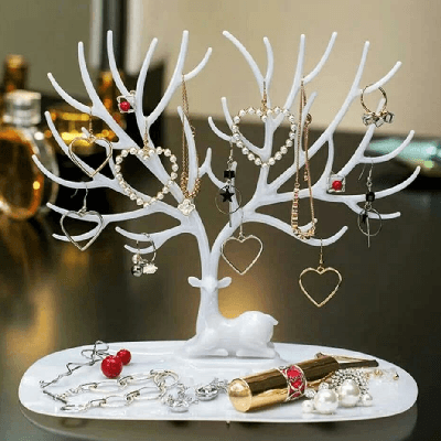 Product image thumbnail: deer tree jewelry stands