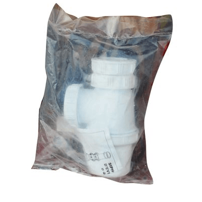 Image du produit : Siphon d'Evier+Bonde+Chainette - DiamèSiphon d'Evier+Bonde+Chainette - Diamètre 32/33 - Blanctre 32/33 - Blanc