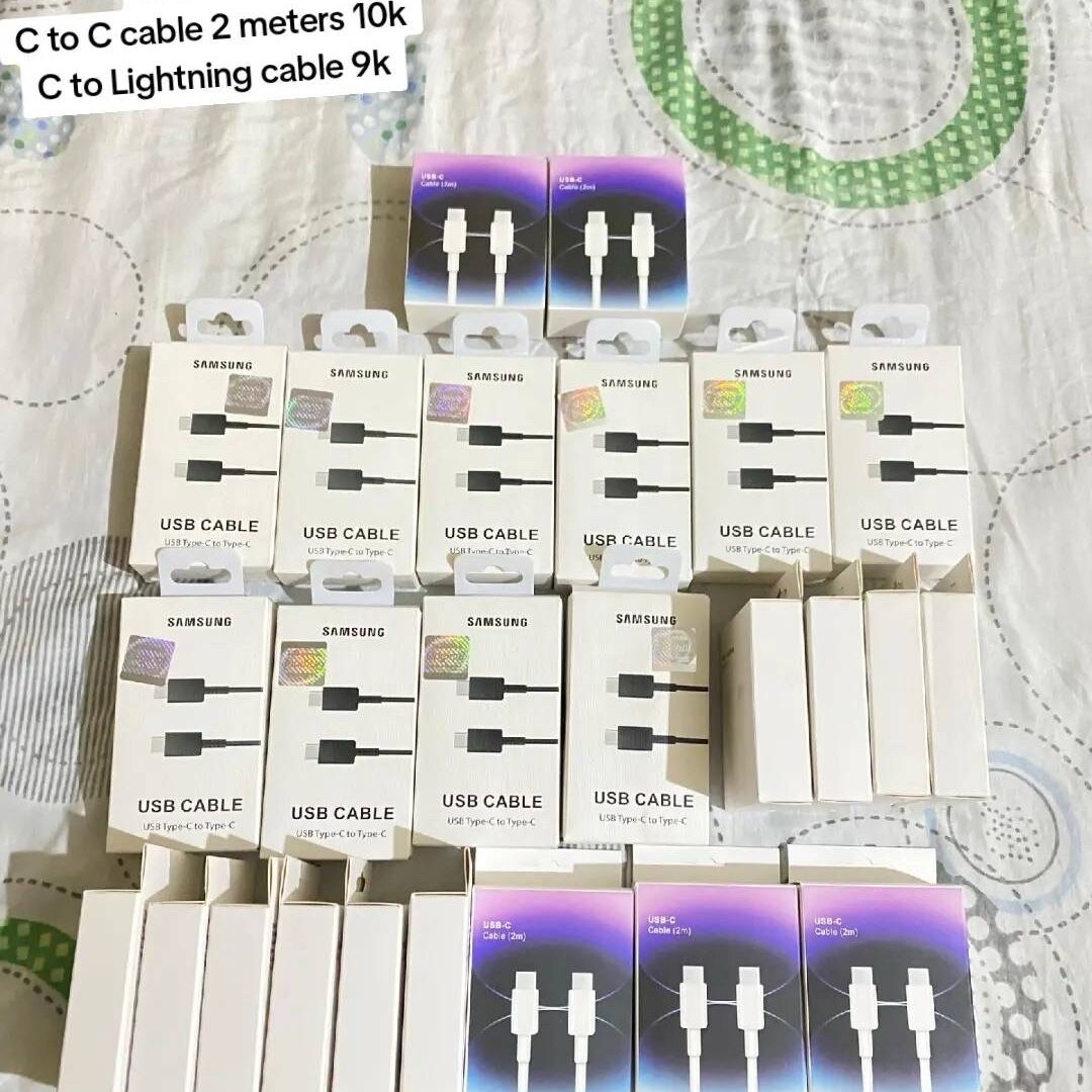 Product image thumbnail: iPhone and Samsung cord