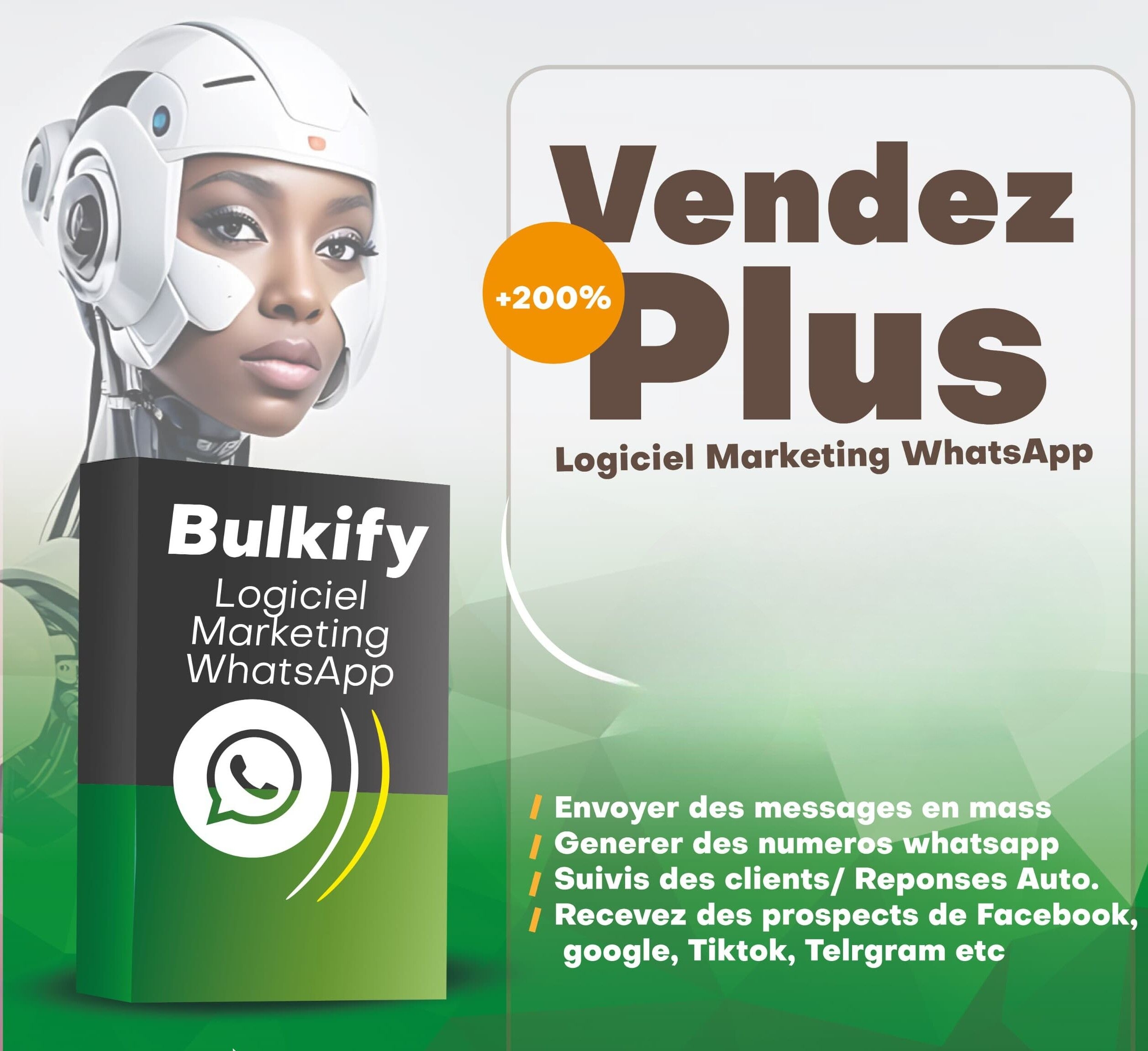 Image du produit : BULKIFY - logiciel marketing Whatsapp