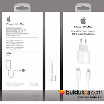 Image du produit : iPhone 12 Pro Max Charger 20W USB-C to Lightning Cable (Premium)