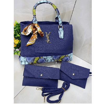 Image du produit : ensemble de sac à main YSL bleue
