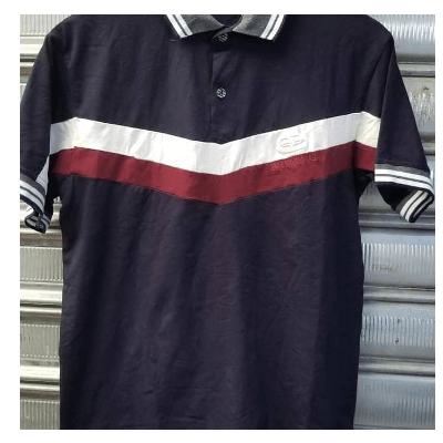 Image du produit : Polo Balenciaga - Bleu/Orange