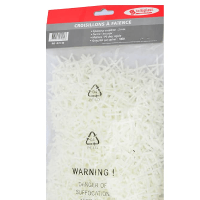 Image du produit : Croisillion à Faîence N° 2 - Blanc	Taliaplast