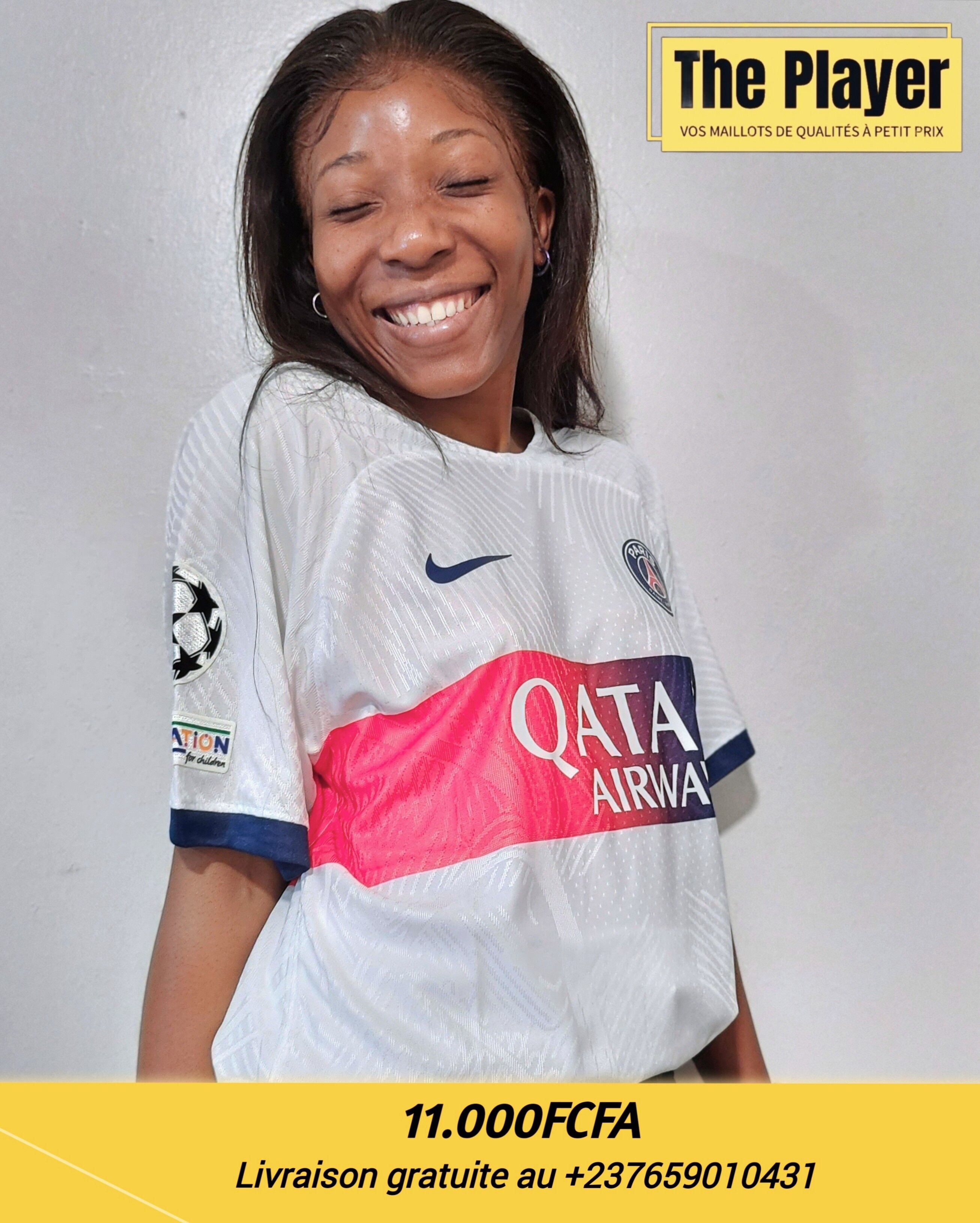 Image du produit : Maillot de football professionnel