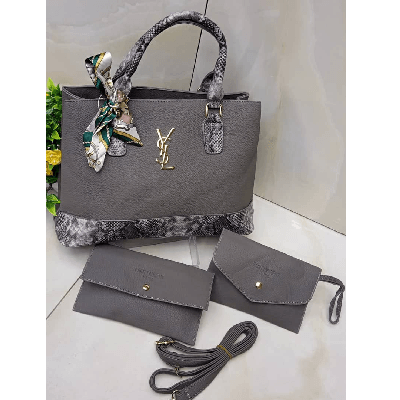 Image du produit : ensemble de sac à main YSL gris