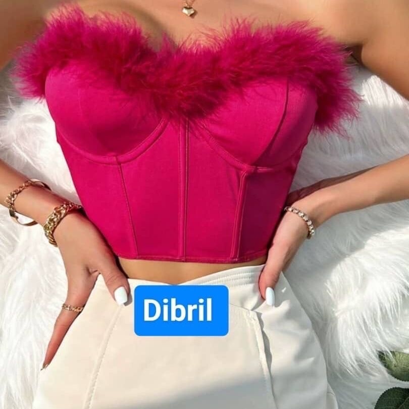 Product image thumbnail: Corset crop top