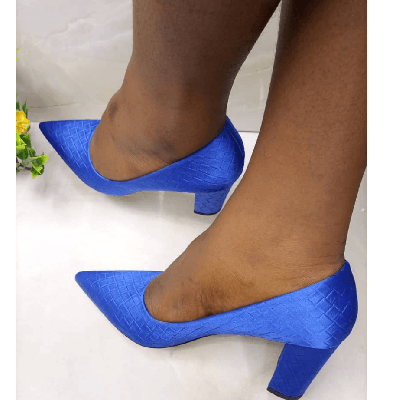 Product image thumbnail: Blue heels