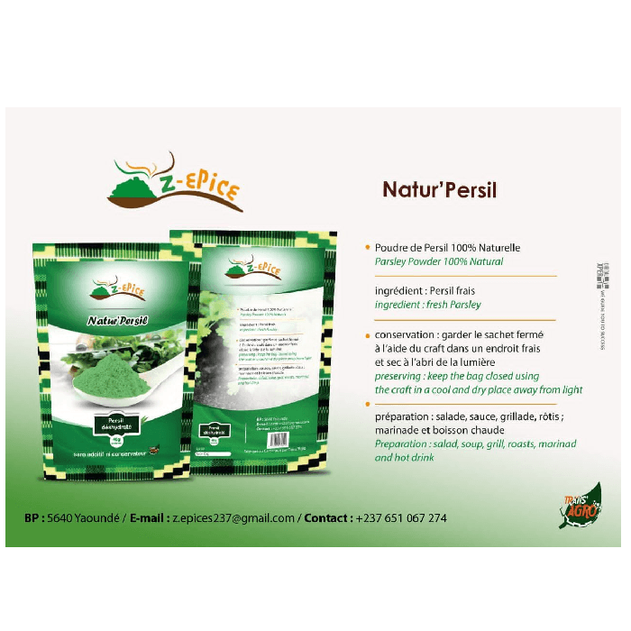 Image du produit : Poudre de persil,