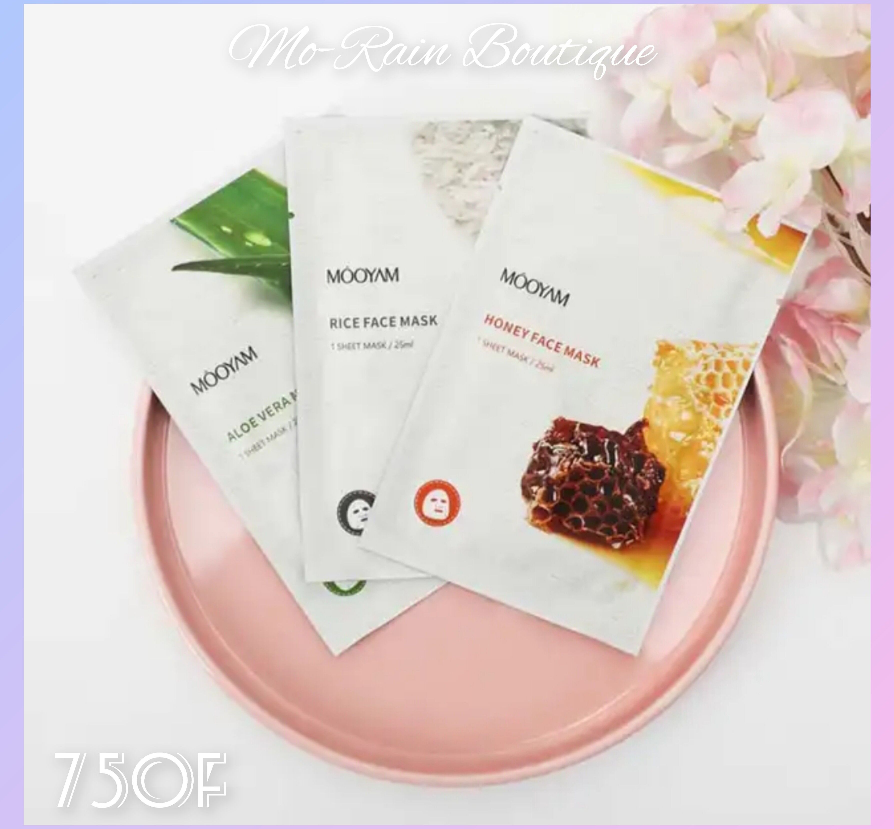 Product image thumbnail: Fabric face masks with fruit acids