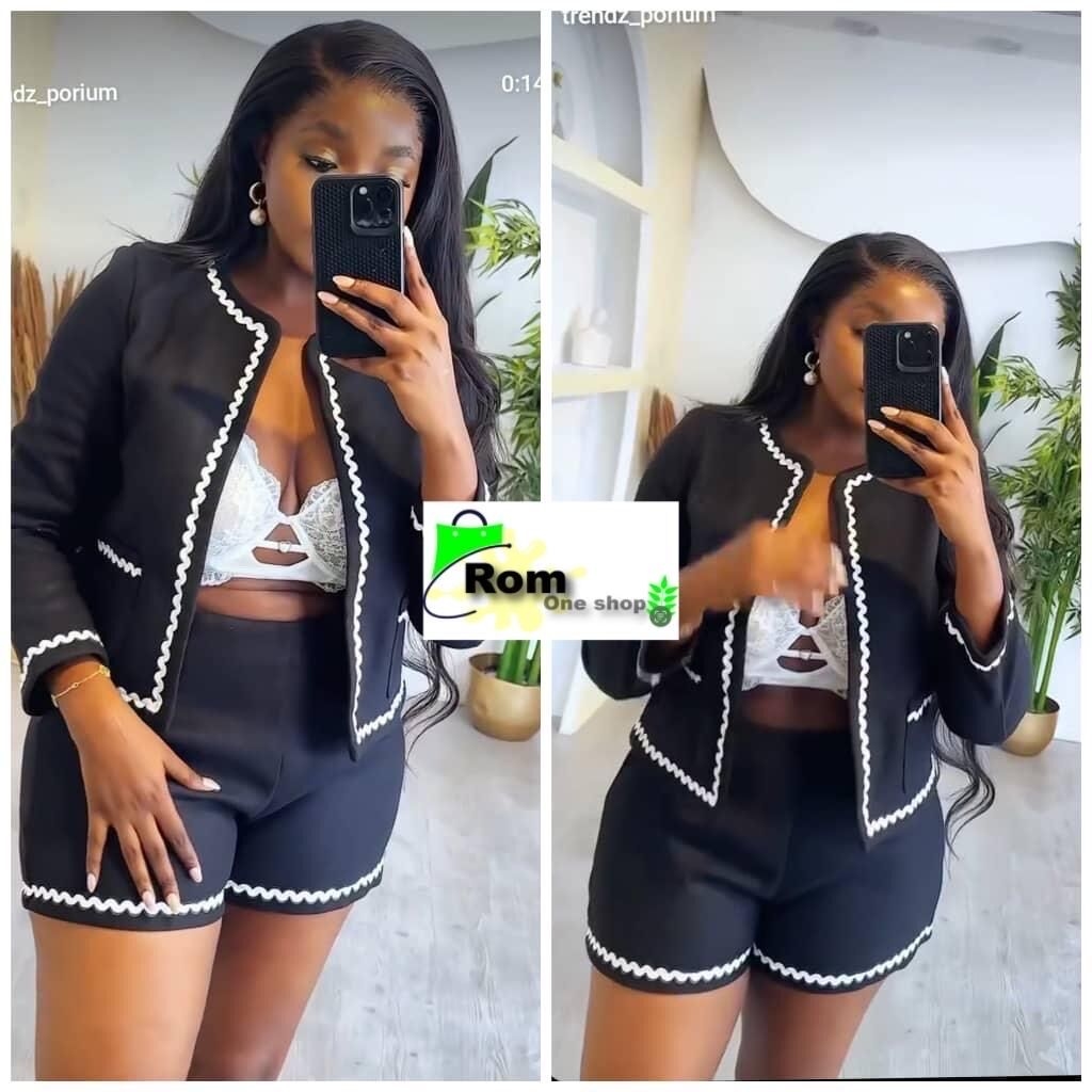 Image du produit : Veste et short en deux pièces