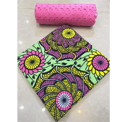 Product image thumbnail: Wax fabrics + Dentelle