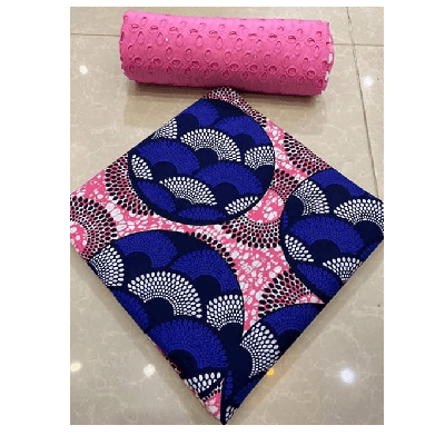 Product image thumbnail: Wax fabrics + Dentelle