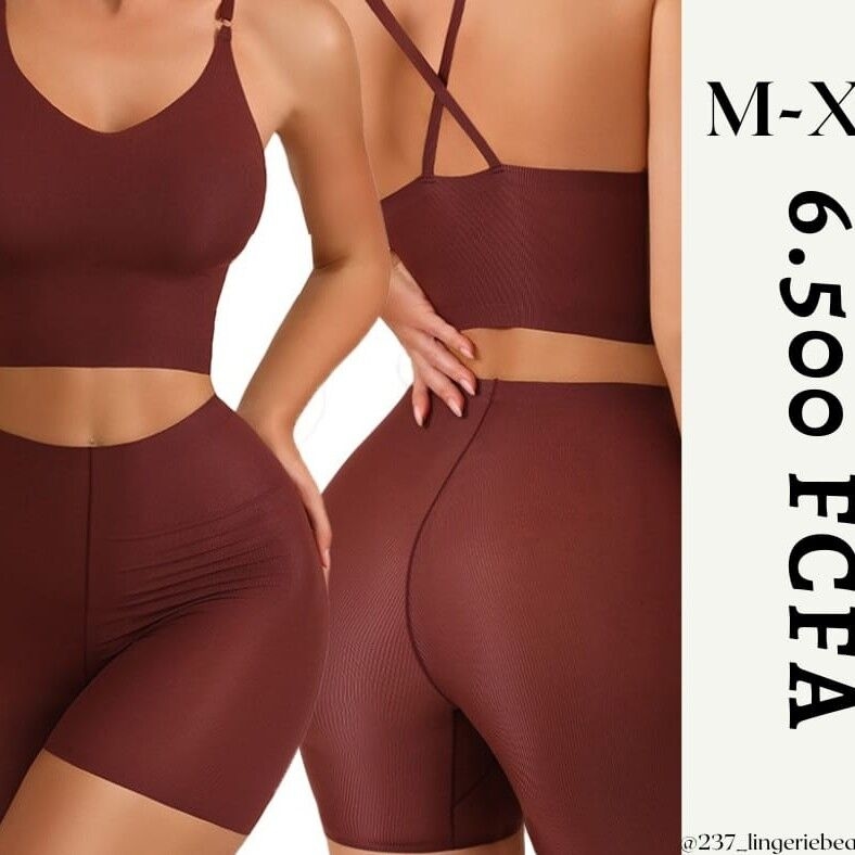 Image du produit : Ensemble sous-vêtements femme / sport (taille M - XL)