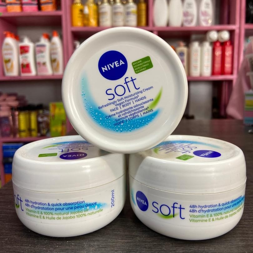 Product image thumbnail: Nivea soft moisturizer