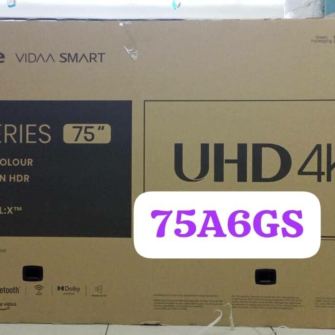 Product image thumbnail: TV HISENSE 75 HD