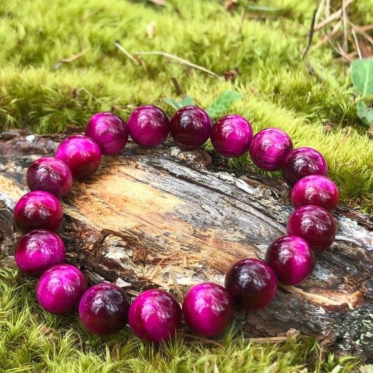 Image du produit : bracelet oeil de tigre rose