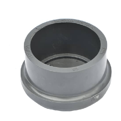 Image du produit : Bouchon PVC - Diamètre 63 - Gris Sombre Lot De 6 Pièces