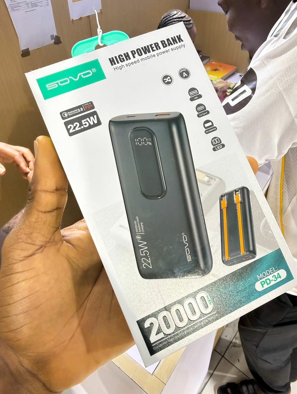 Product image thumbnail: POWERBANK 20000MAH