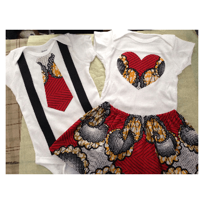 Image du produit : Ankara twin baby (boy & girl)