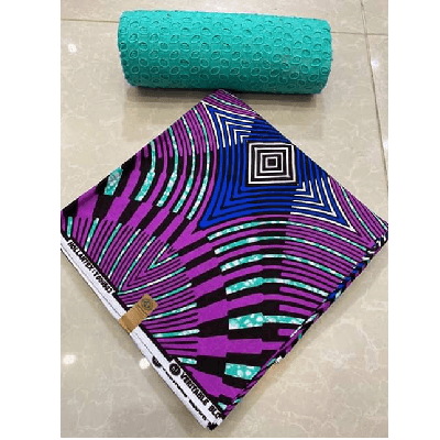 Product image thumbnail: Wax fabrics + Dentelle