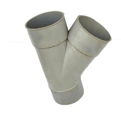 Image du produit : Té PVC Culotte - 110-45° MF - Gris Lot De 2 Pièces