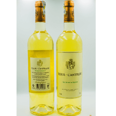 Product image thumbnail: White wine Tour Cantelou - 75 cl - Cartoon of 6