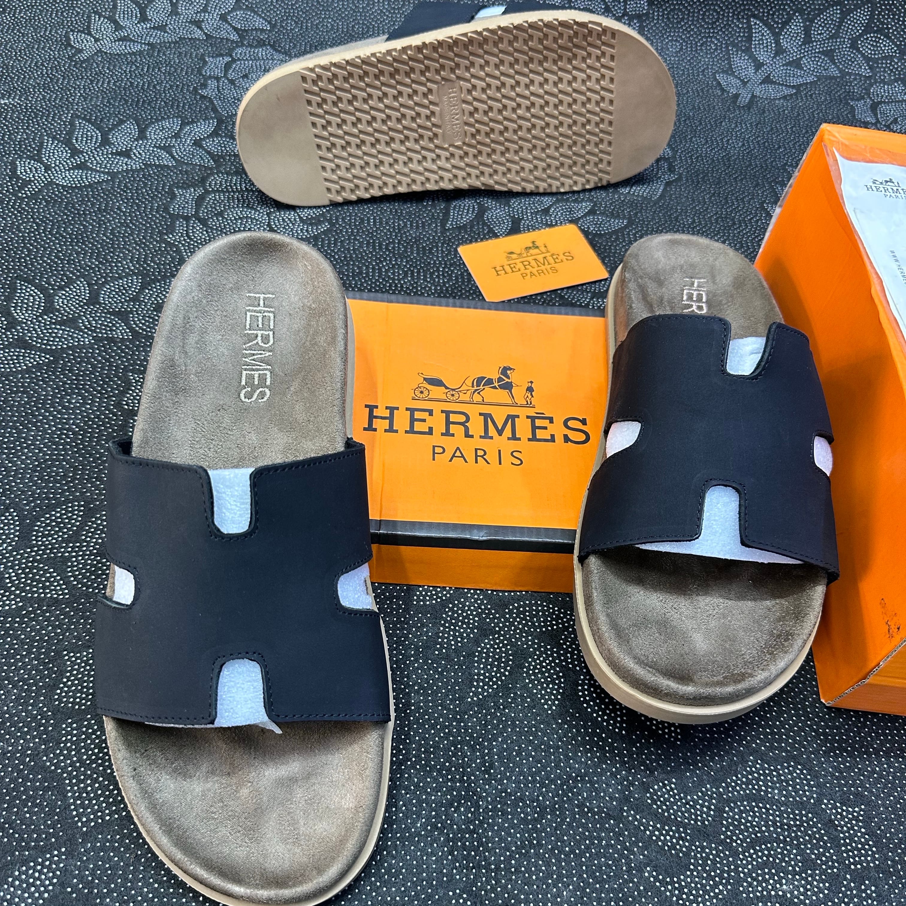 Image of babouche hermes homme
