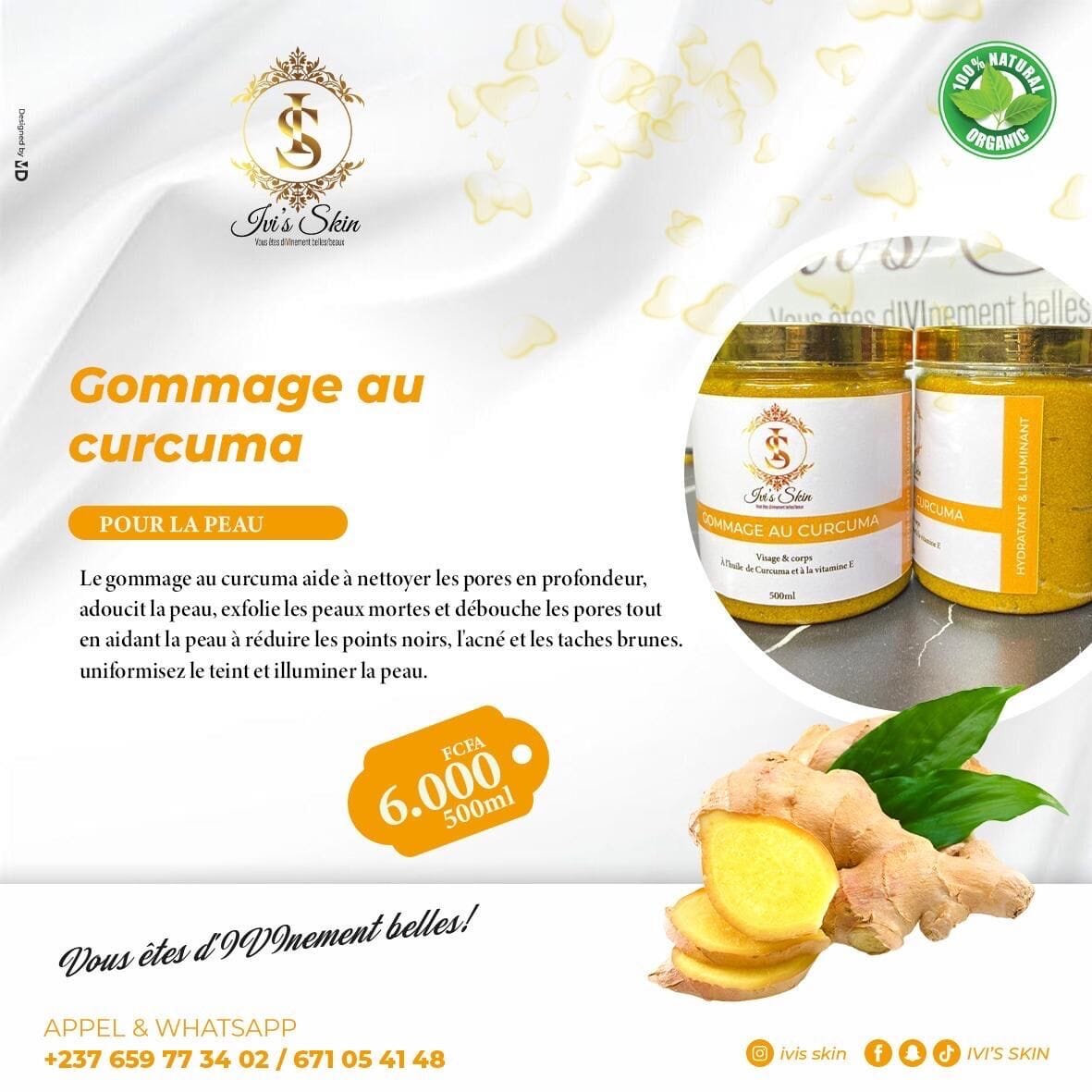 Image de Gommage au Curcuma