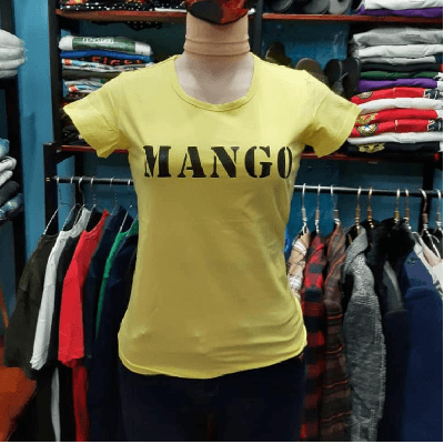 Image de T-shirt Mango Jaune