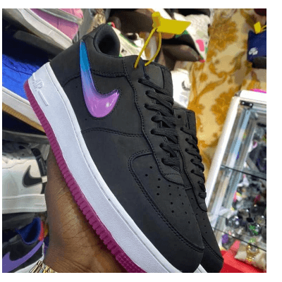 Image de Tennis AIR Nike - Noire/Jaune/blanc