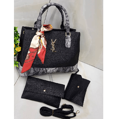 Image de ensemble de sac à main YSL noir