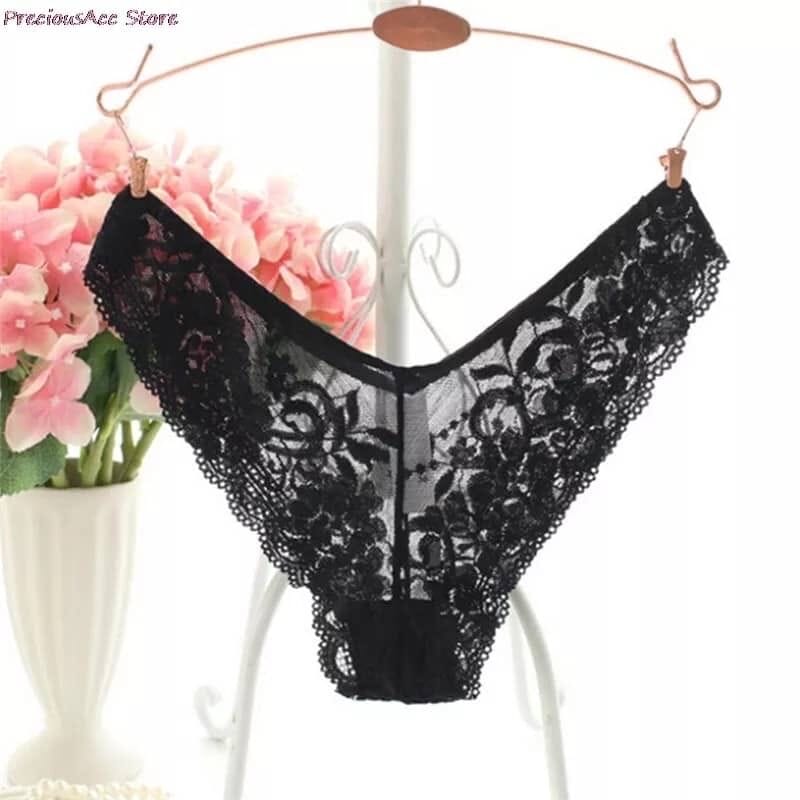 Image de slip dentelle en V