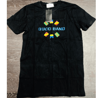 Image de T-shirts Gucci - Noir/Blanc/Orange