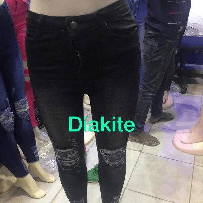 Image of Black Jean Destroy