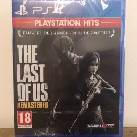 Image de last of us remastered PS4 scellé