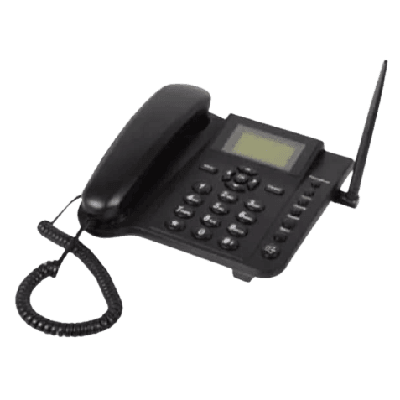 Image de Téléphone fixe - 2 SIM - Noir et Blanc