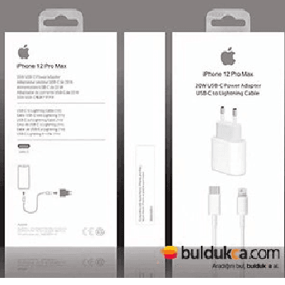 Image de iPhone 12 Pro Max Charger 20W USB-C to Lightning Cable (Premium)