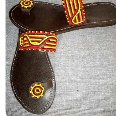 Image of Beautiful Brown Slippers