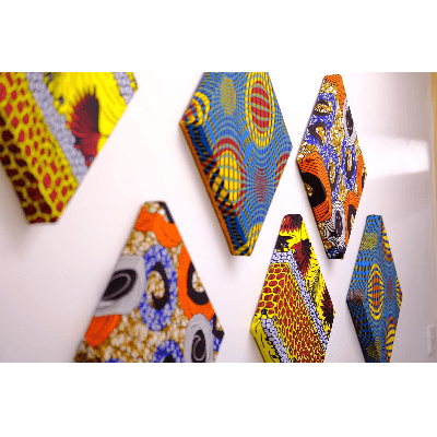 Image de Galerie murale en tissu africain