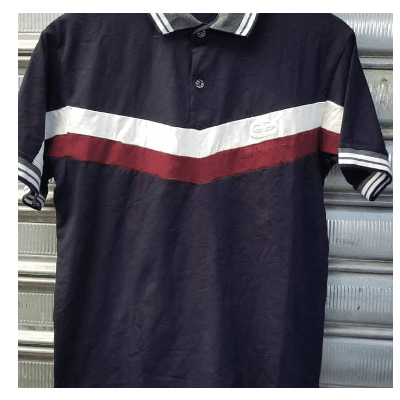 Image de Polo Balenciaga - Bleu/Orange