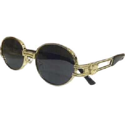 Image of Sunglasses - Black + Gold Color