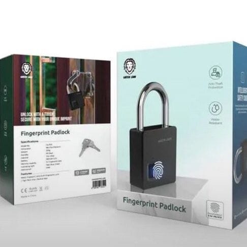 Image of finger print padlock…/padlock with fingerprint