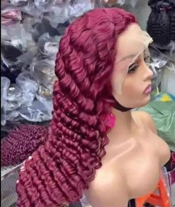 Image de perruque indienne, très longue