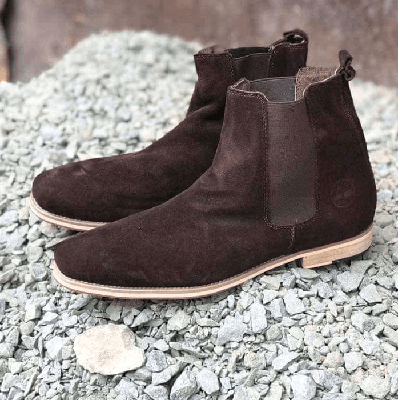 Image de bottes chelsea marron café