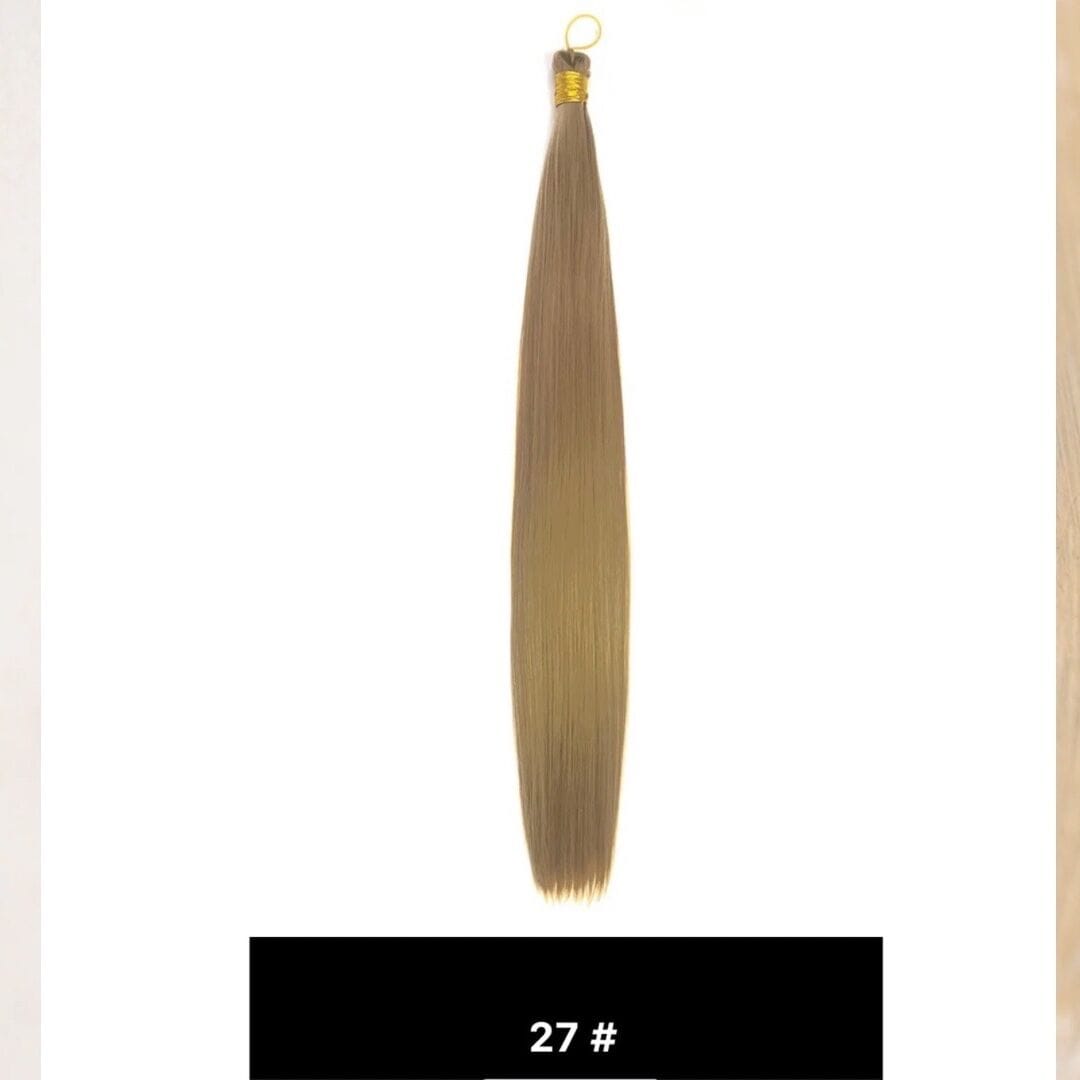 Image de silky straight hair single color